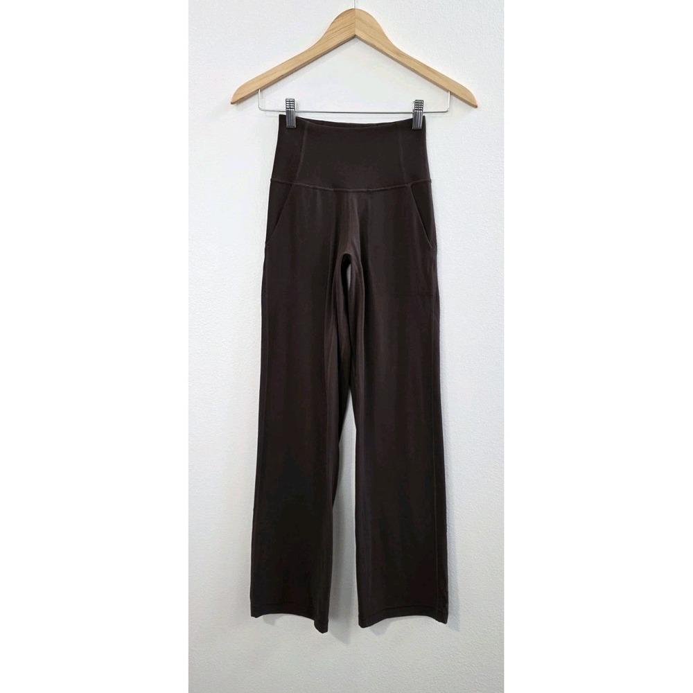 Lululemon Align High-Rise Wide-Leg Pant Women's Size 0 Brown 30" Inseam